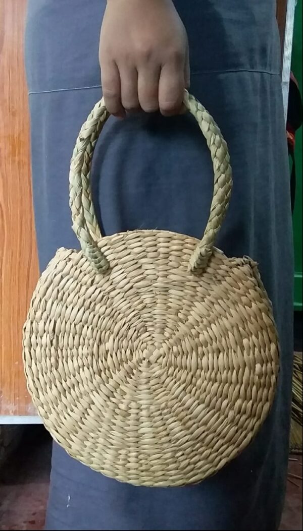 Kouna Round Handbag - Brahmaputra Fables