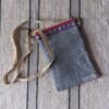 Upcycled Passport Sling Bag (Grey) - Image 2