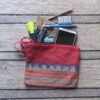 Upcycled pouch (Pink)