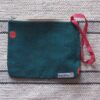 Upcycled utility Pouch (Emerald Green) - Image 3