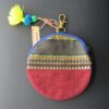 Upcycled Coin Pouch (Maroon) - Image 3