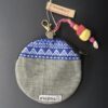 Upcycled Coin Pouch (Grey-Blue) - Image 2