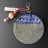 Upcycled Coin Pouch (Grey-Blue) - Image 3
