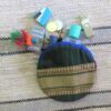 Upcycled Coin Purse in Green