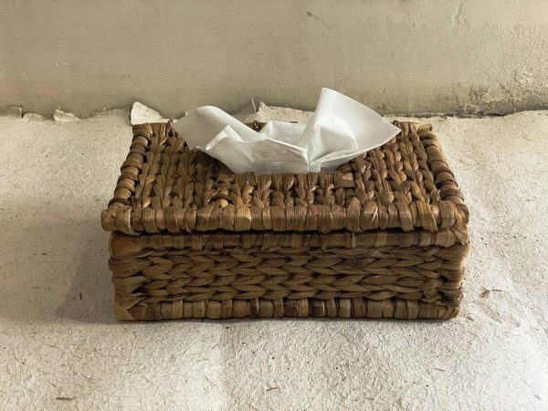 I-Got-You Tissue Box in Water Hyacinth