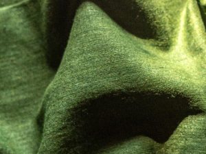 Olive Green Dyed Eri Silk Fabric