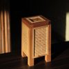 Kraftinn Contemporary Bamboo Table Lamp - Image 4
